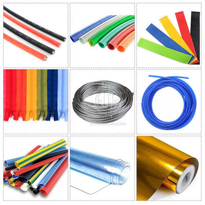 Màn hình LCD 7200 lần / H Máy cắt dây tự động cho vật liệu ống co nhiệt