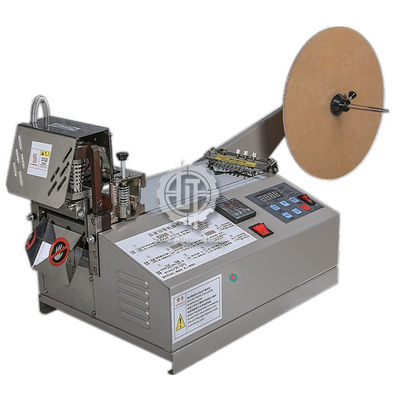 Thắt lưng dệt Máy cắt băng keo nóng 100-120 chiếc / phút Tốc độ cắt