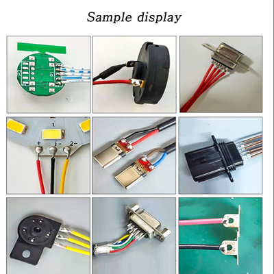 Bán tự động hàn điểm hàn dây chuyền PCB Bảng mạch đèn LED Công tắc động cơ DB9 Đầu cắm đường hàng không